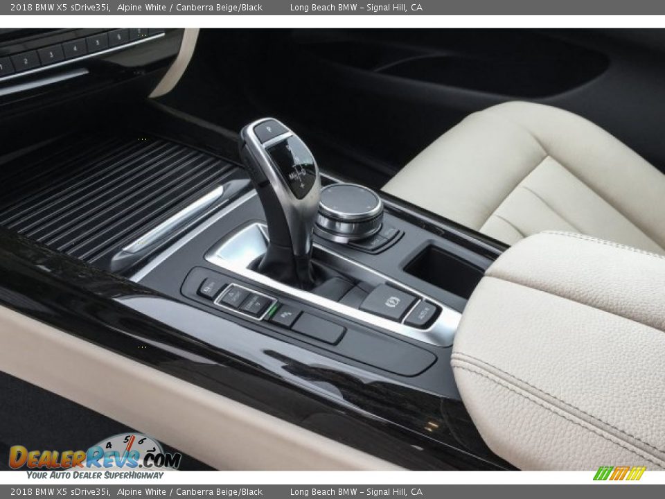 2018 BMW X5 sDrive35i Alpine White / Canberra Beige/Black Photo #7
