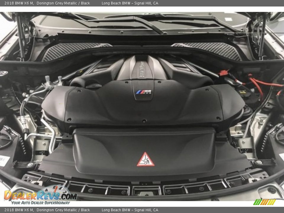 2018 BMW X6 M Donington Grey Metallic / Black Photo #8