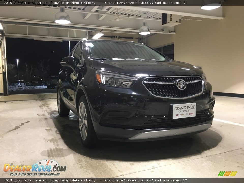 2018 Buick Encore Preferred Ebony Twilight Metallic / Ebony Photo #1
