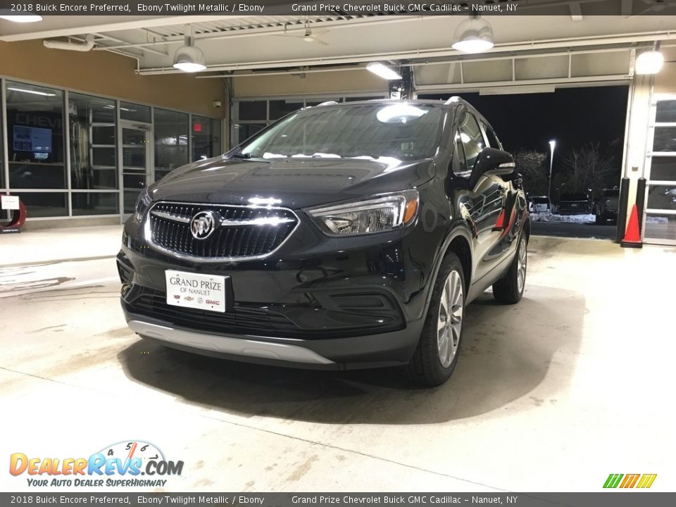 2018 Buick Encore Preferred Ebony Twilight Metallic / Ebony Photo #2