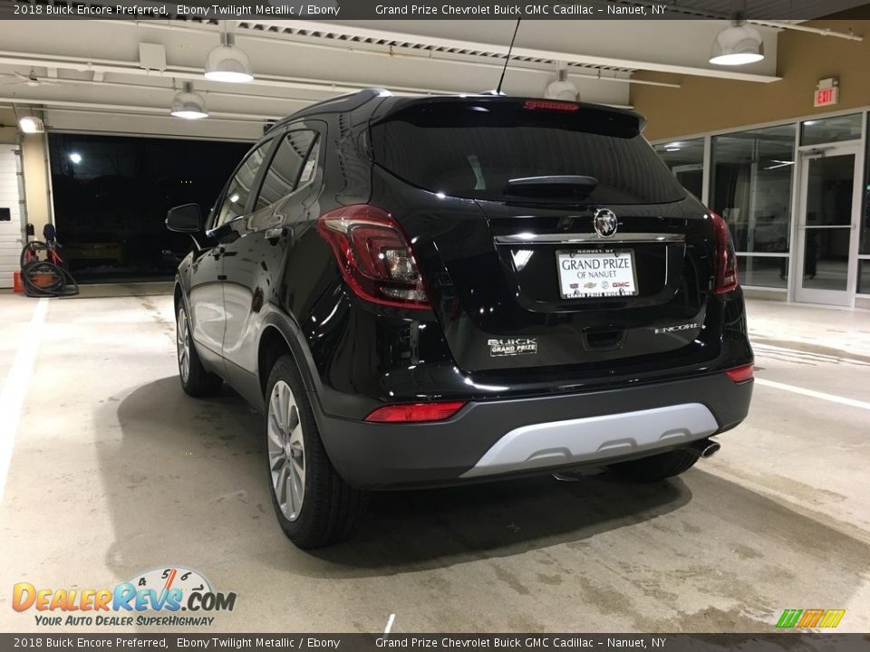 2018 Buick Encore Preferred Ebony Twilight Metallic / Ebony Photo #4
