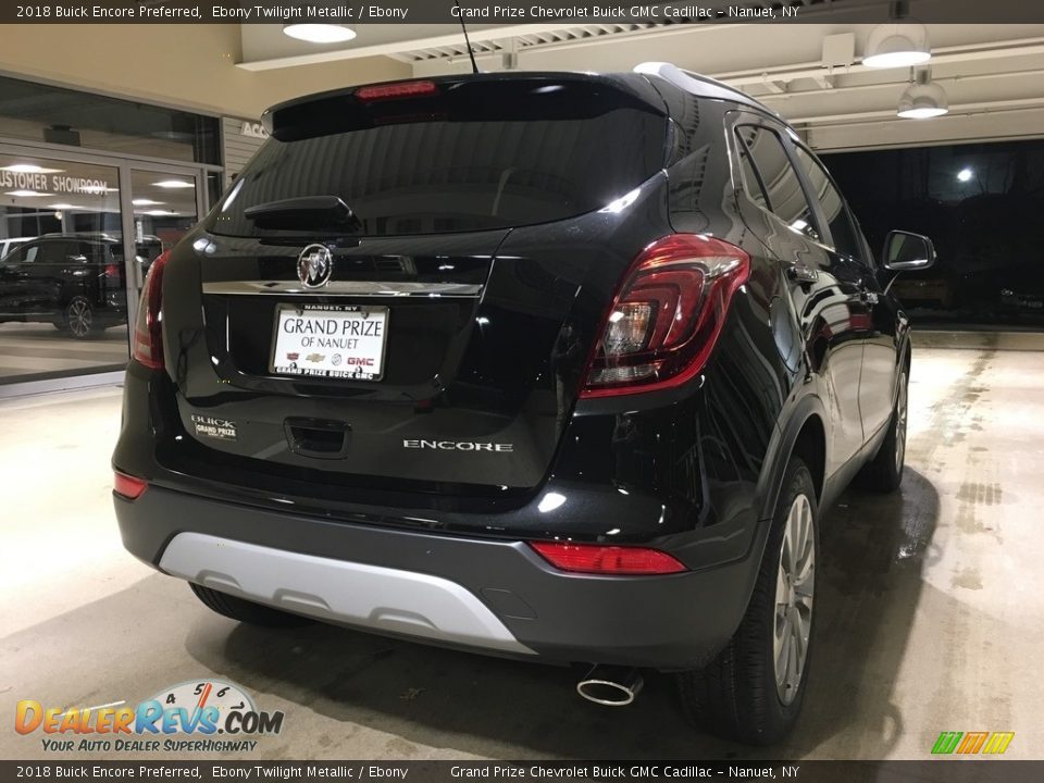 2018 Buick Encore Preferred Ebony Twilight Metallic / Ebony Photo #5