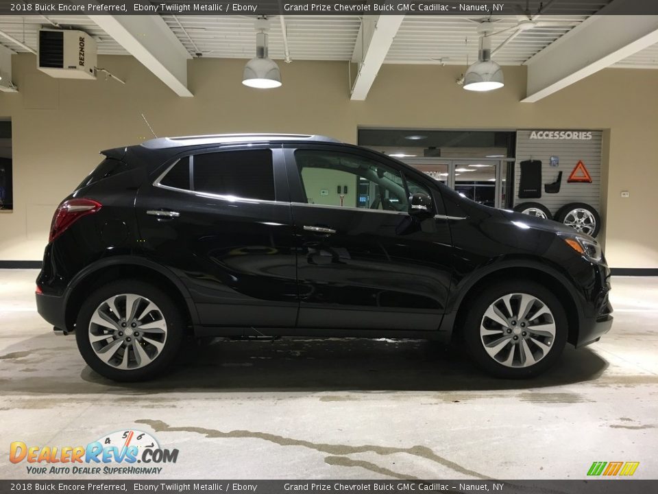 2018 Buick Encore Preferred Ebony Twilight Metallic / Ebony Photo #6