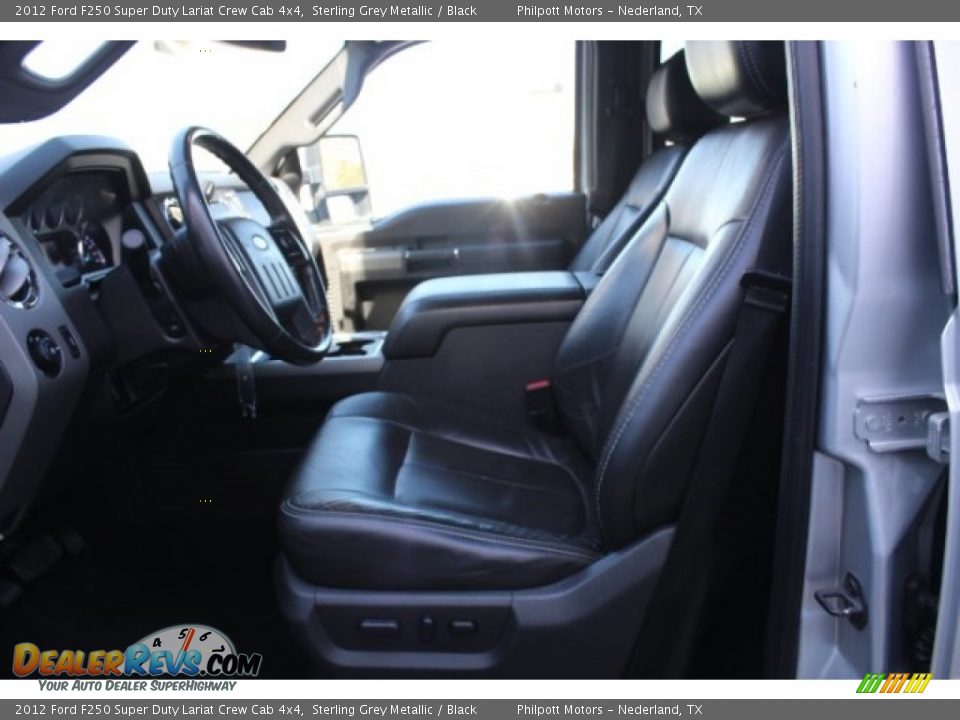 2012 Ford F250 Super Duty Lariat Crew Cab 4x4 Sterling Grey Metallic / Black Photo #15