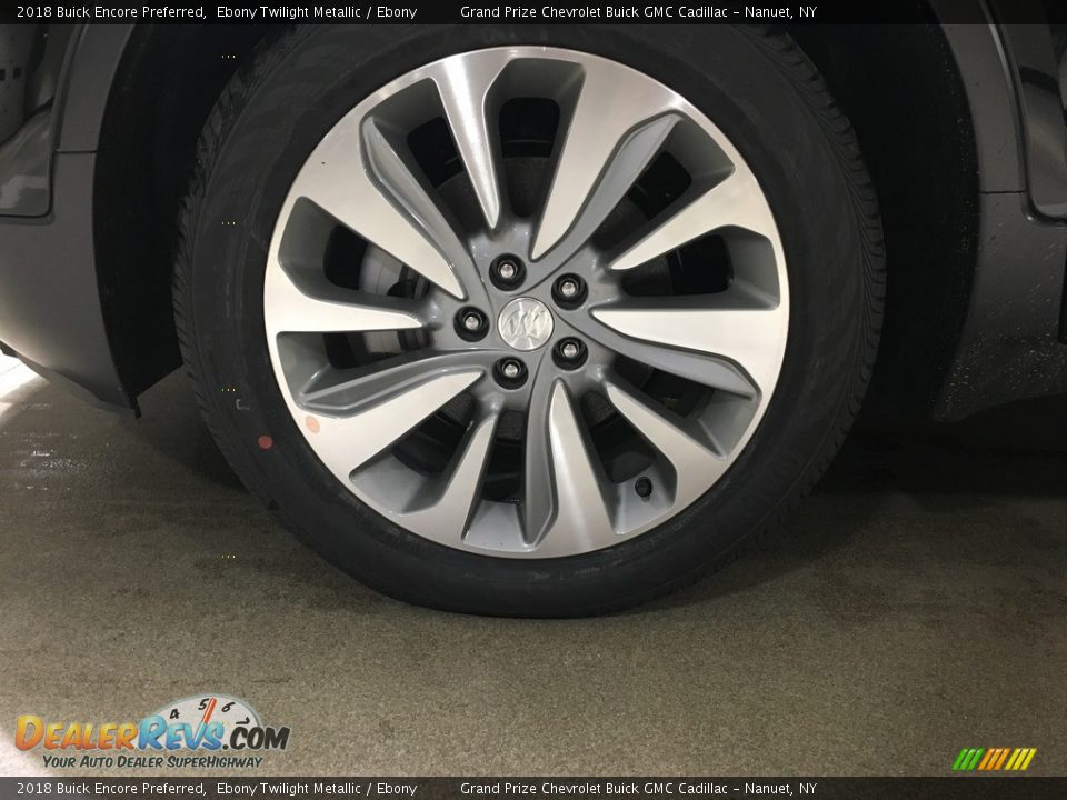 2018 Buick Encore Preferred Ebony Twilight Metallic / Ebony Photo #9