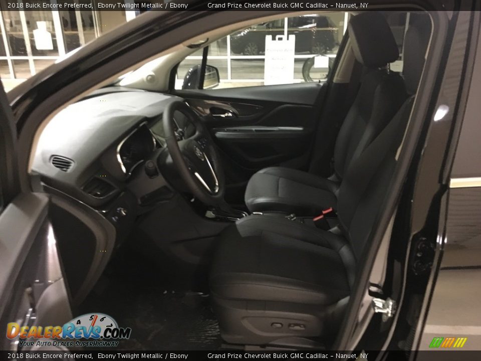 2018 Buick Encore Preferred Ebony Twilight Metallic / Ebony Photo #10