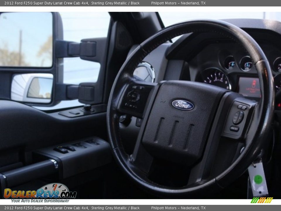 2012 Ford F250 Super Duty Lariat Crew Cab 4x4 Sterling Grey Metallic / Black Photo #25