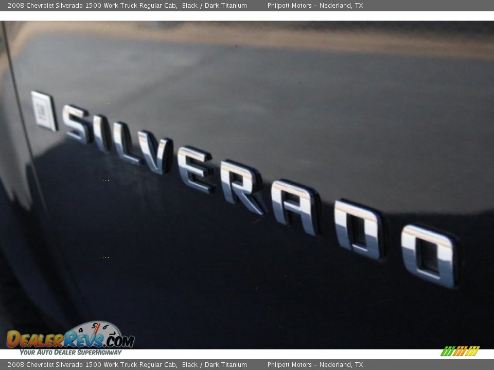 2008 Chevrolet Silverado 1500 Work Truck Regular Cab Black / Dark Titanium Photo #5