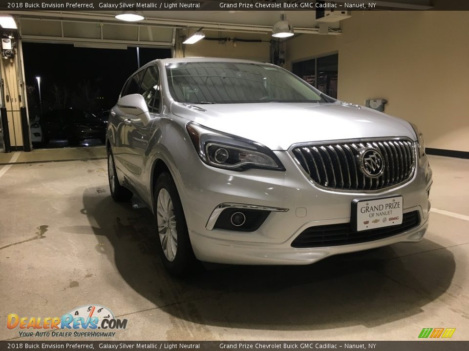 2018 Buick Envision Preferred Galaxy Silver Metallic / Light Neutral Photo #1