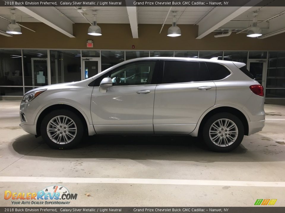 2018 Buick Envision Preferred Galaxy Silver Metallic / Light Neutral Photo #3