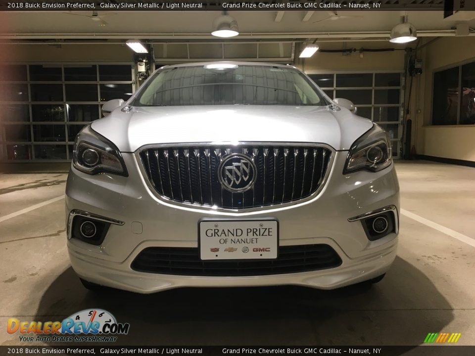 2018 Buick Envision Preferred Galaxy Silver Metallic / Light Neutral Photo #8