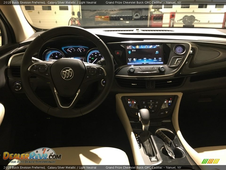 2018 Buick Envision Preferred Galaxy Silver Metallic / Light Neutral Photo #14