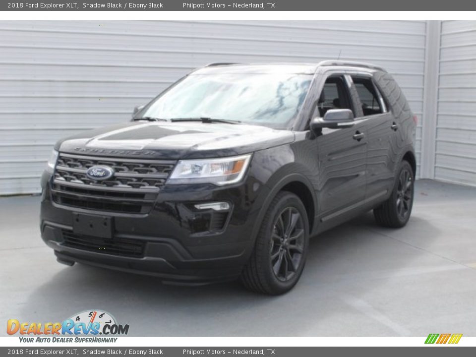 2018 Ford Explorer XLT Shadow Black / Ebony Black Photo #3