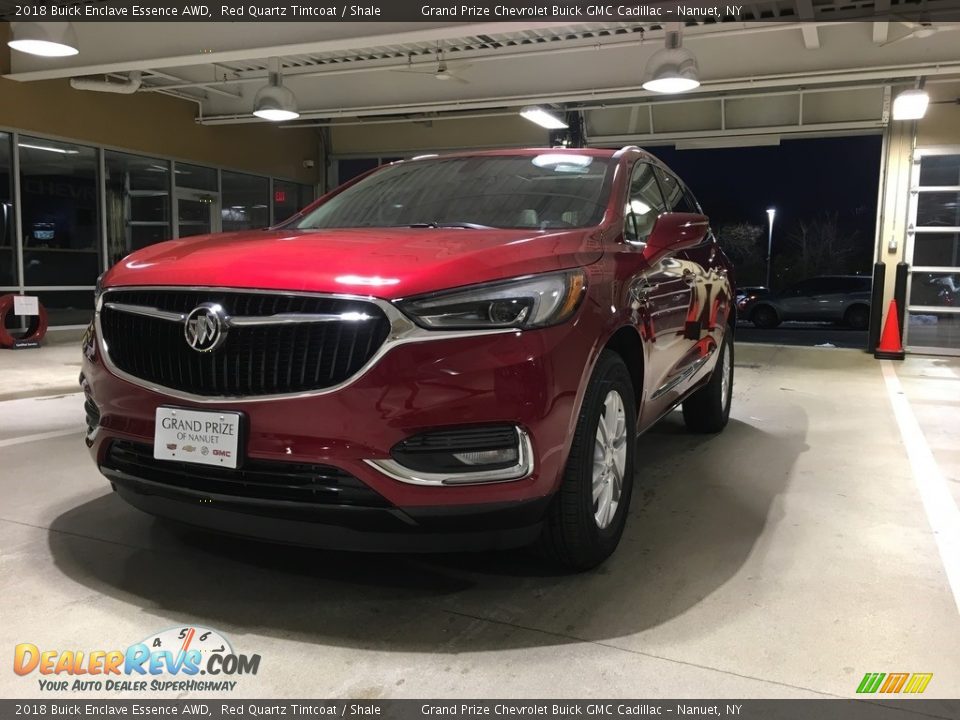 2018 Buick Enclave Essence AWD Red Quartz Tintcoat / Shale Photo #2