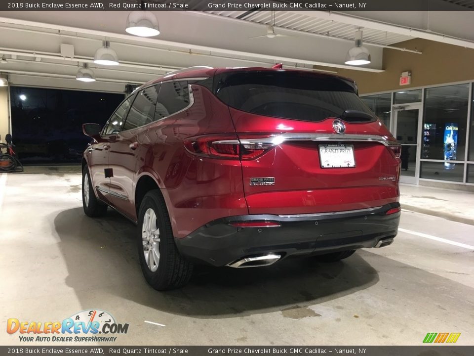 2018 Buick Enclave Essence AWD Red Quartz Tintcoat / Shale Photo #4
