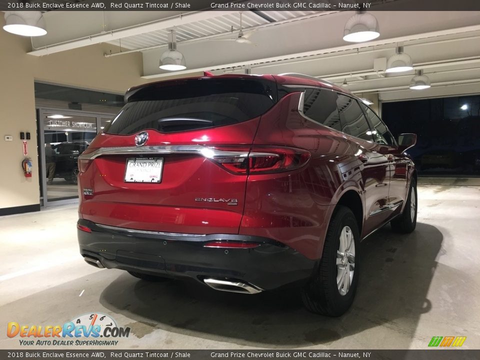 2018 Buick Enclave Essence AWD Red Quartz Tintcoat / Shale Photo #6