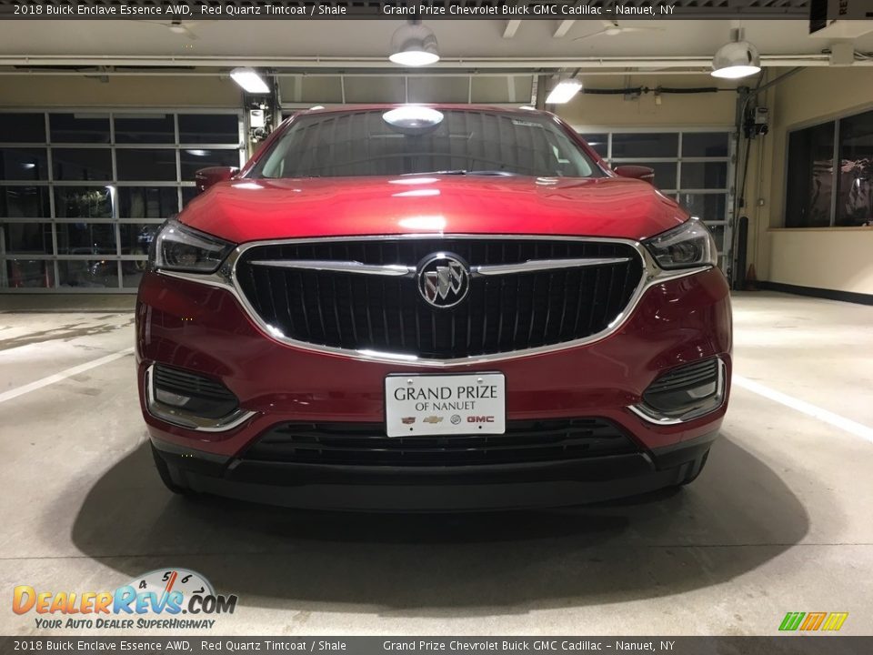 2018 Buick Enclave Essence AWD Red Quartz Tintcoat / Shale Photo #8