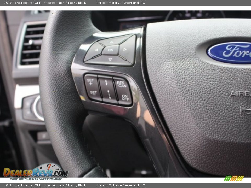 2018 Ford Explorer XLT Shadow Black / Ebony Black Photo #19