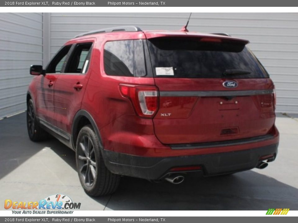 2018 Ford Explorer XLT Ruby Red / Ebony Black Photo #6