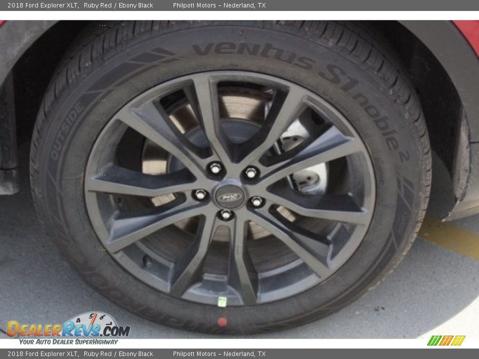 2018 Ford Explorer XLT Ruby Red / Ebony Black Photo #10