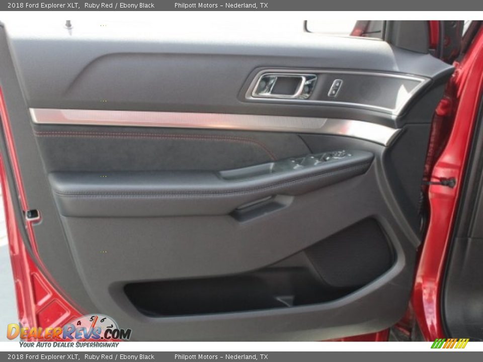 2018 Ford Explorer XLT Ruby Red / Ebony Black Photo #11