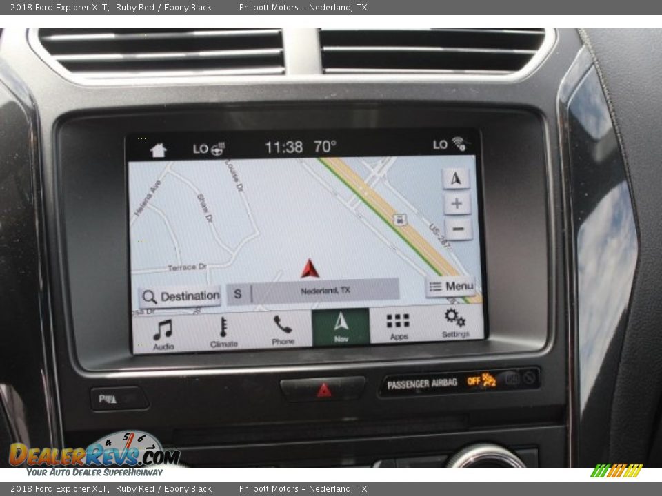 2018 Ford Explorer XLT Ruby Red / Ebony Black Photo #16