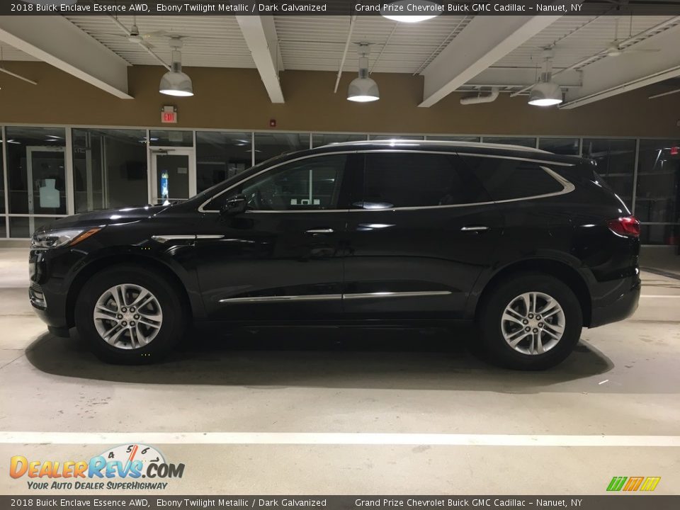 2018 Buick Enclave Essence AWD Ebony Twilight Metallic / Dark Galvanized Photo #3