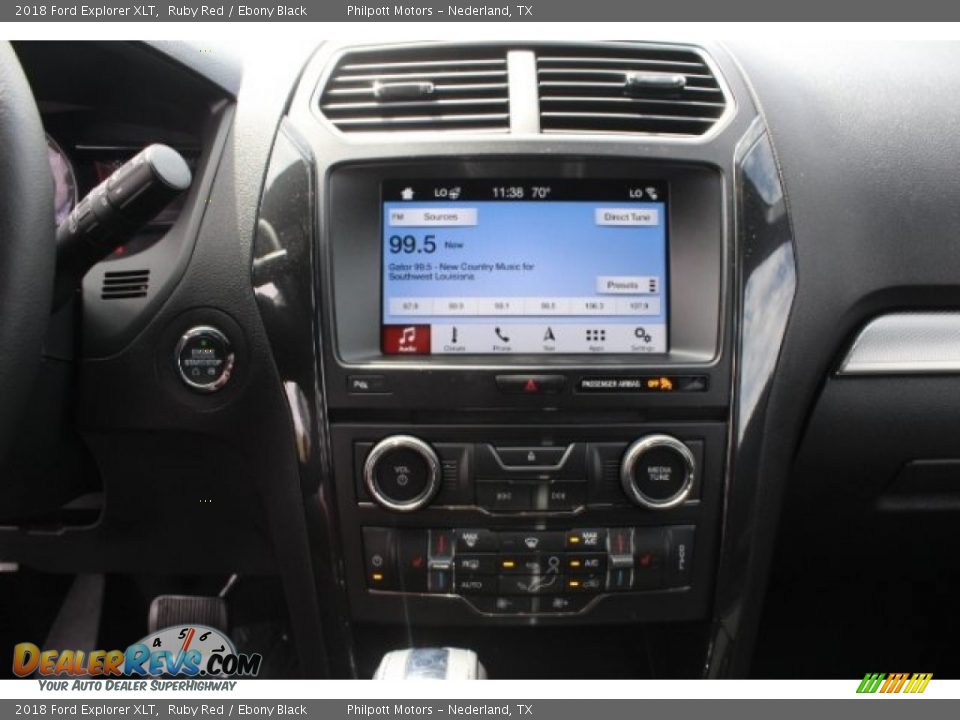 2018 Ford Explorer XLT Ruby Red / Ebony Black Photo #17