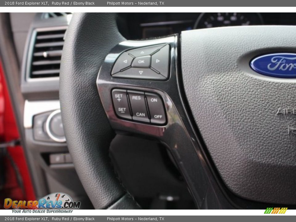 2018 Ford Explorer XLT Ruby Red / Ebony Black Photo #18