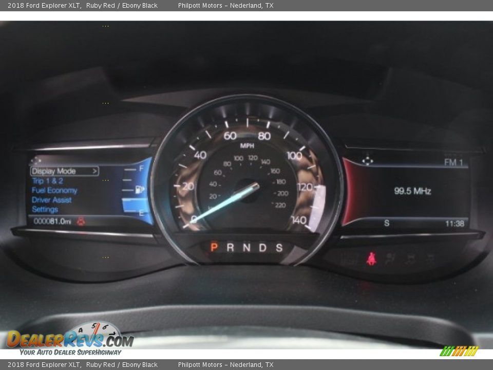 2018 Ford Explorer XLT Ruby Red / Ebony Black Photo #20