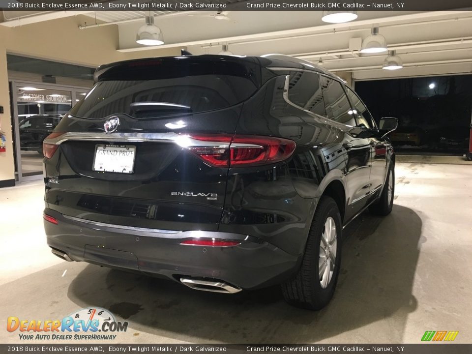 2018 Buick Enclave Essence AWD Ebony Twilight Metallic / Dark Galvanized Photo #6