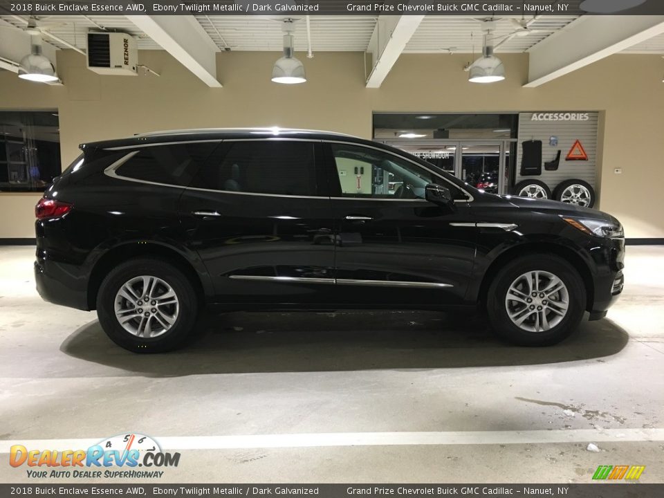 2018 Buick Enclave Essence AWD Ebony Twilight Metallic / Dark Galvanized Photo #7