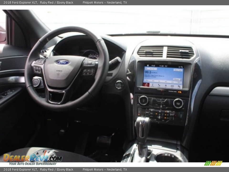 2018 Ford Explorer XLT Ruby Red / Ebony Black Photo #24
