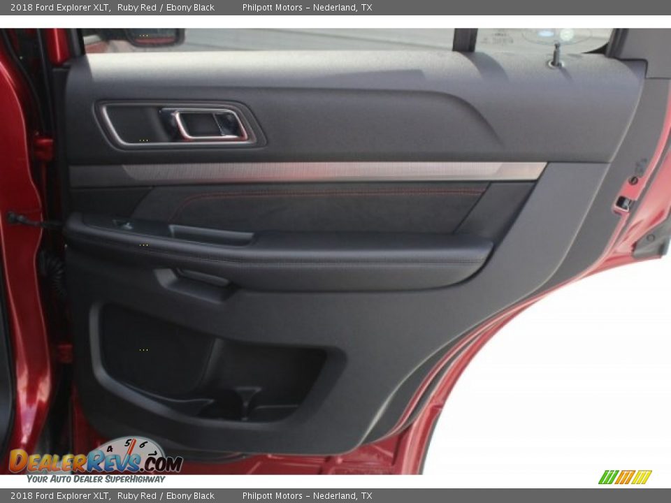 2018 Ford Explorer XLT Ruby Red / Ebony Black Photo #28