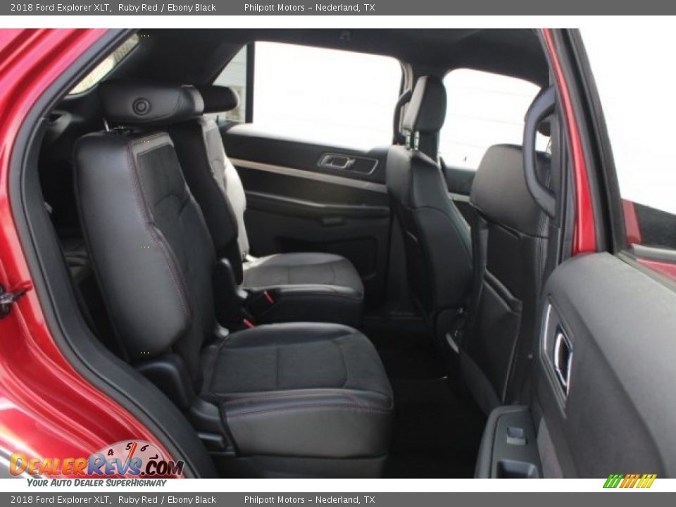 2018 Ford Explorer XLT Ruby Red / Ebony Black Photo #29
