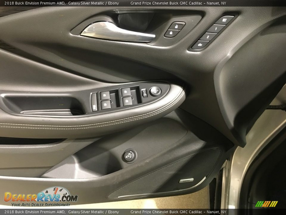 2018 Buick Envision Premium AWD Galaxy Silver Metallic / Ebony Photo #12