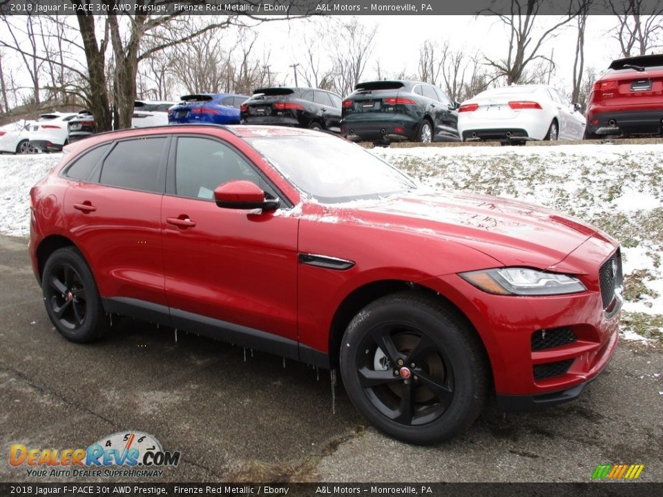 Firenze Red Metallic 2018 Jaguar F-PACE 30t AWD Prestige Photo #1
