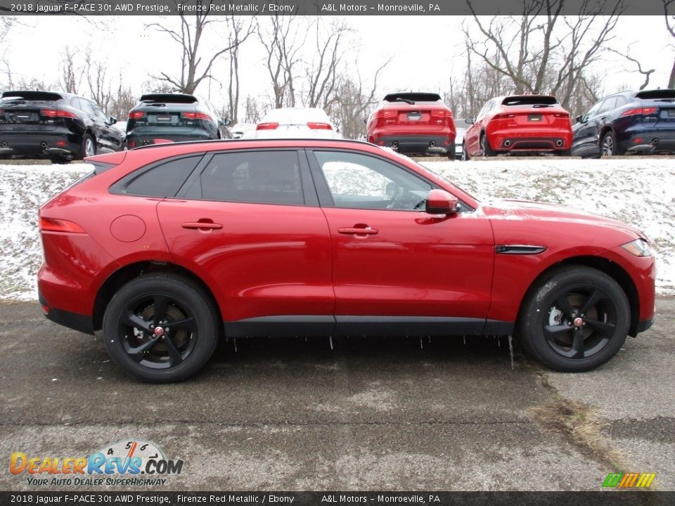 Firenze Red Metallic 2018 Jaguar F-PACE 30t AWD Prestige Photo #2
