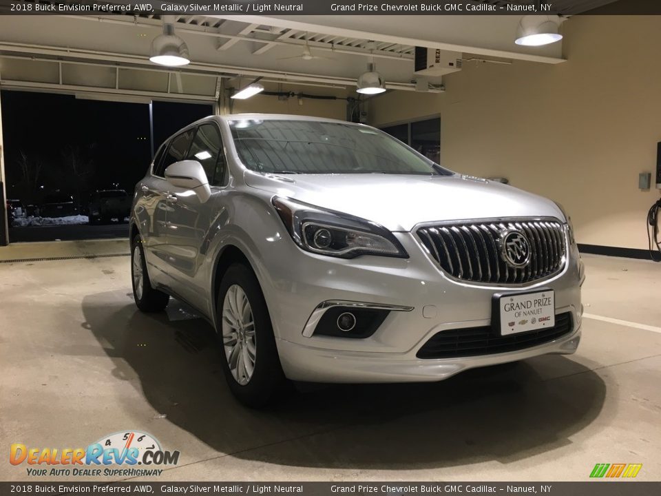 2018 Buick Envision Preferred AWD Galaxy Silver Metallic / Light Neutral Photo #1