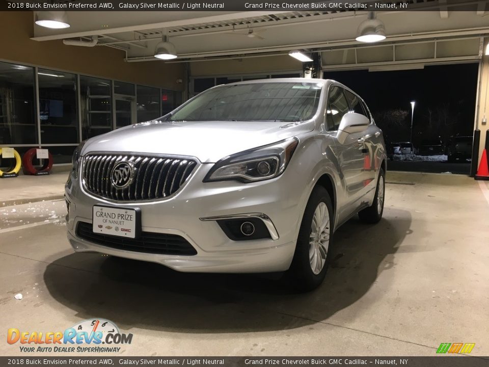 2018 Buick Envision Preferred AWD Galaxy Silver Metallic / Light Neutral Photo #2