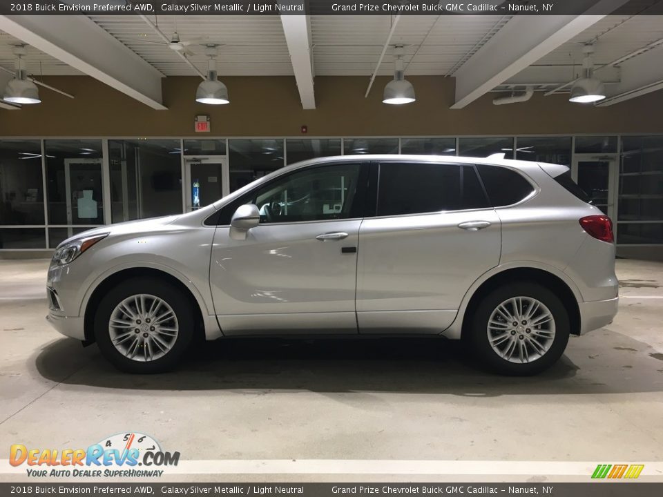 2018 Buick Envision Preferred AWD Galaxy Silver Metallic / Light Neutral Photo #3
