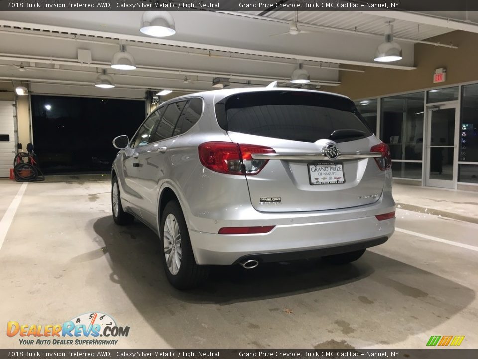 2018 Buick Envision Preferred AWD Galaxy Silver Metallic / Light Neutral Photo #4