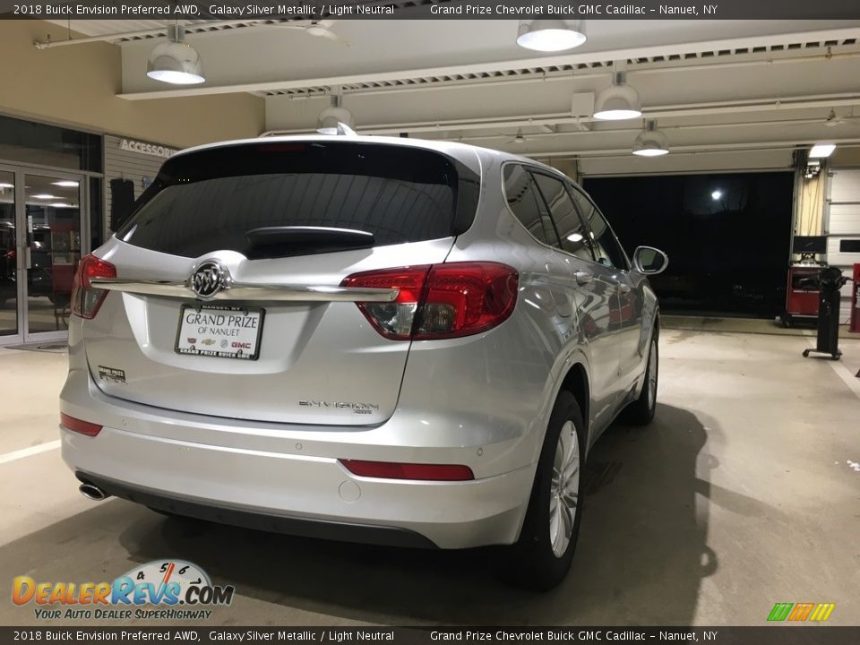 2018 Buick Envision Preferred AWD Galaxy Silver Metallic / Light Neutral Photo #6