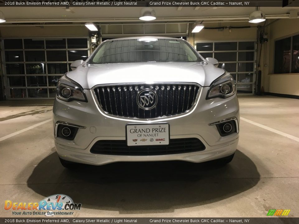 2018 Buick Envision Preferred AWD Galaxy Silver Metallic / Light Neutral Photo #8
