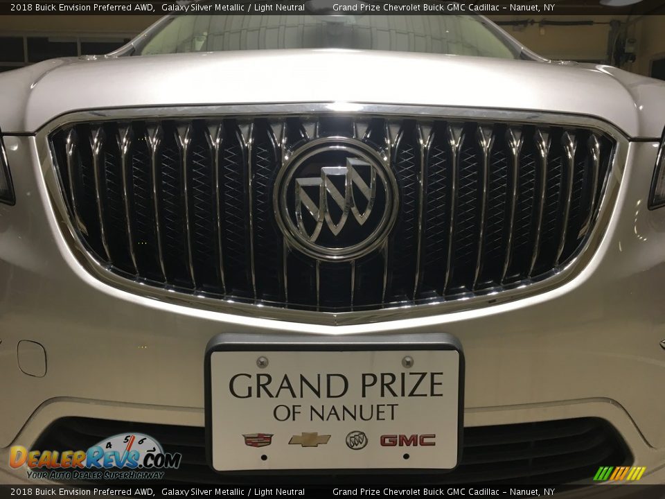 2018 Buick Envision Preferred AWD Galaxy Silver Metallic / Light Neutral Photo #9