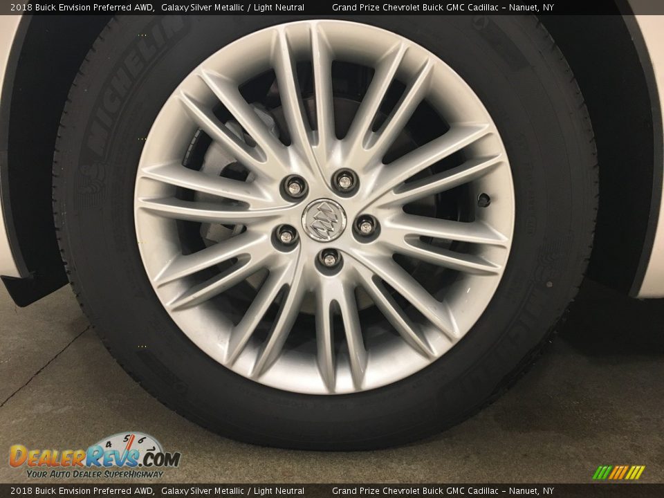 2018 Buick Envision Preferred AWD Galaxy Silver Metallic / Light Neutral Photo #13