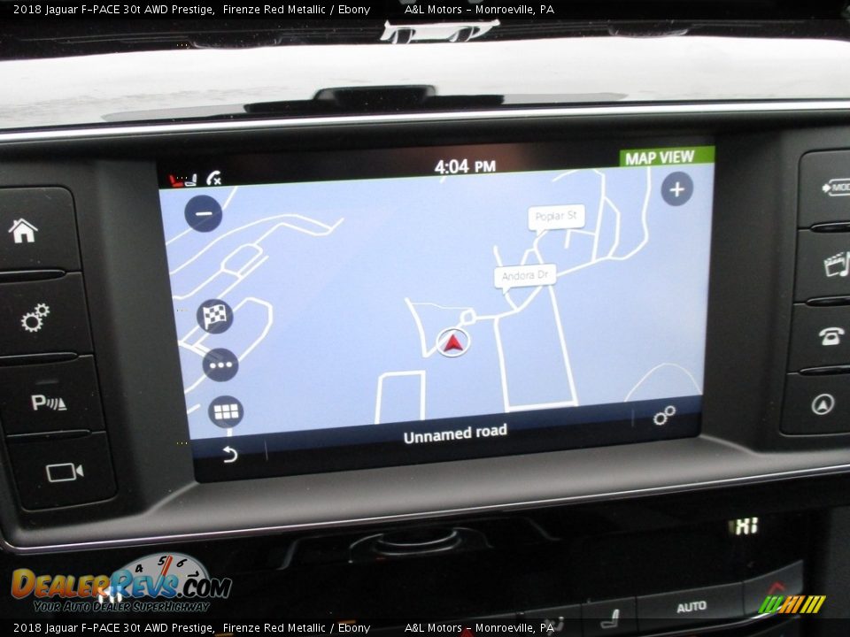 2018 Jaguar F-PACE 30t AWD Prestige Firenze Red Metallic / Ebony Photo #15