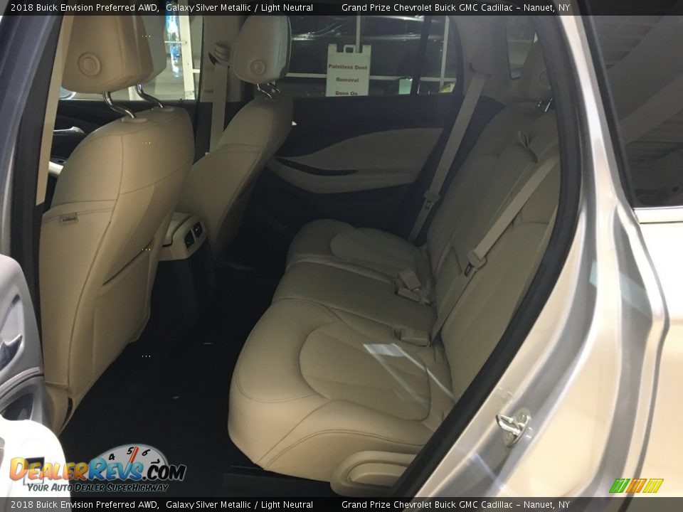 2018 Buick Envision Preferred AWD Galaxy Silver Metallic / Light Neutral Photo #14