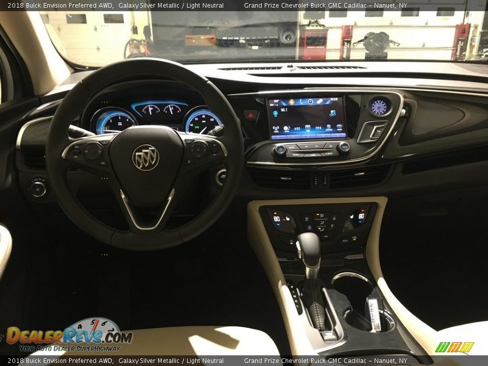 2018 Buick Envision Preferred AWD Galaxy Silver Metallic / Light Neutral Photo #15