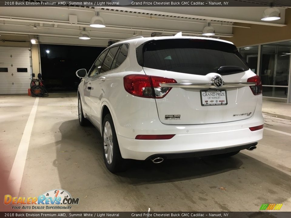 2018 Buick Envision Premium AWD Summit White / Light Neutral Photo #4